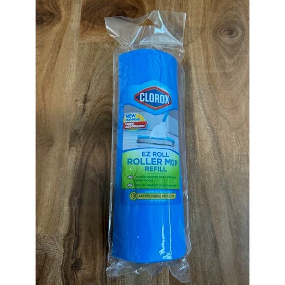 Clorox EZ Roller Mop Refill Antimicrobial for Hardwood Tile Vinyl- NEW - Picture 1 of 4